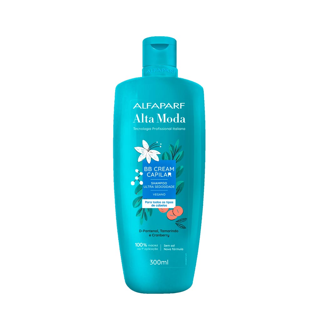 Miniatura Shampoo Alfaparf Alta Moda BB Cream Capilar Ultra Sedosidade 300ml