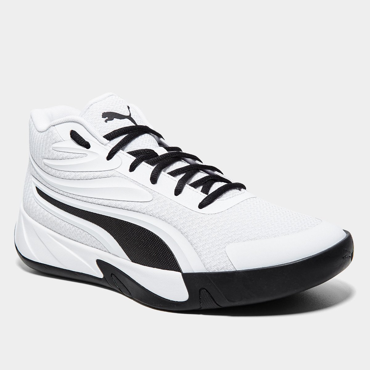 Miniatura Tênis Puma Court Pro Branco+Preto - 38
