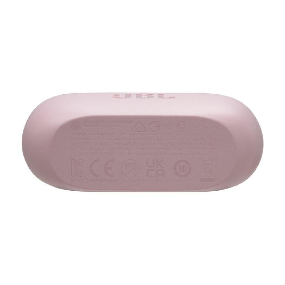 Miniatura Fone de Ouvido JBL Wave Buds 2, In Ear, Rosa