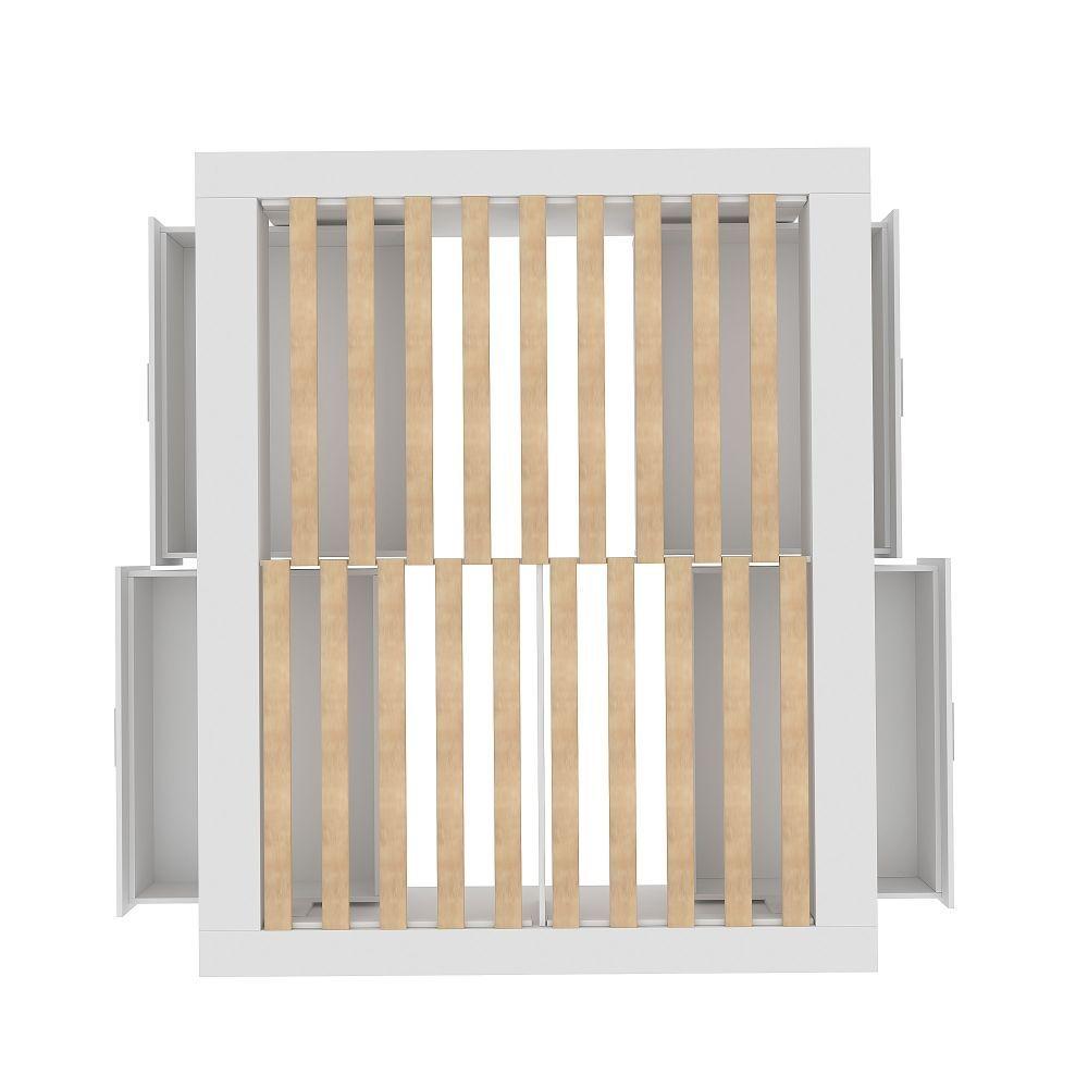 Cama Box Casal Essenza 04 Gavetas Branco