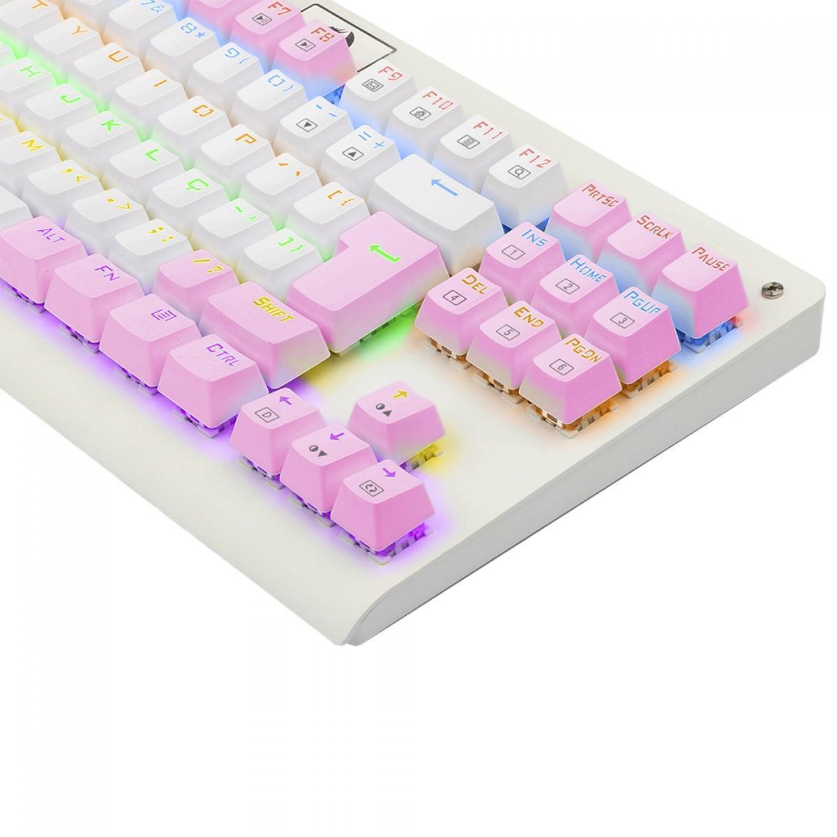 Teclado Gamer Redragon Dark Avenger Rainbow Sw Blue K568Wp-R
