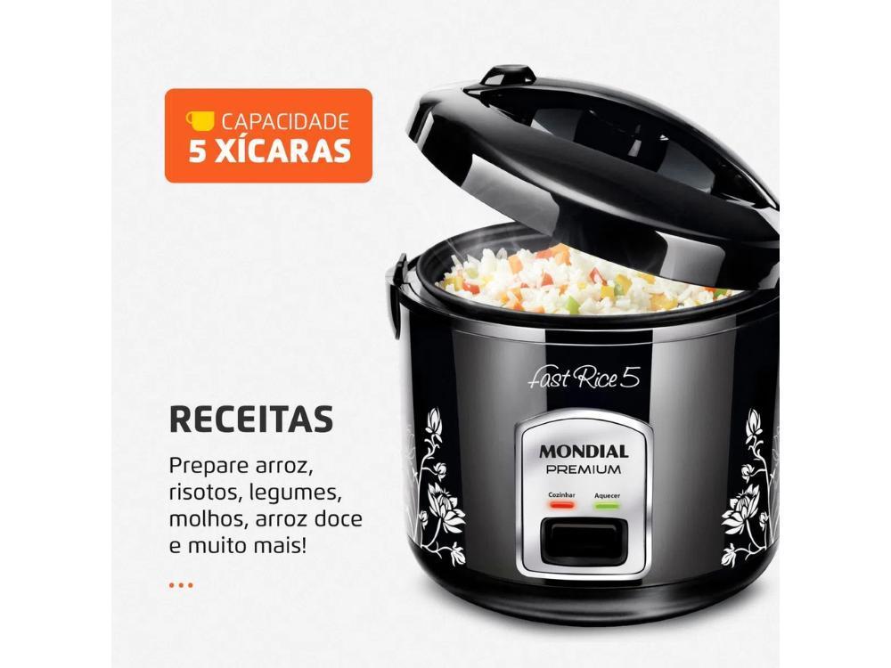 Miniatura Panela Elétrica De Arroz Mondial Fast Rice Premium 5X. 127V