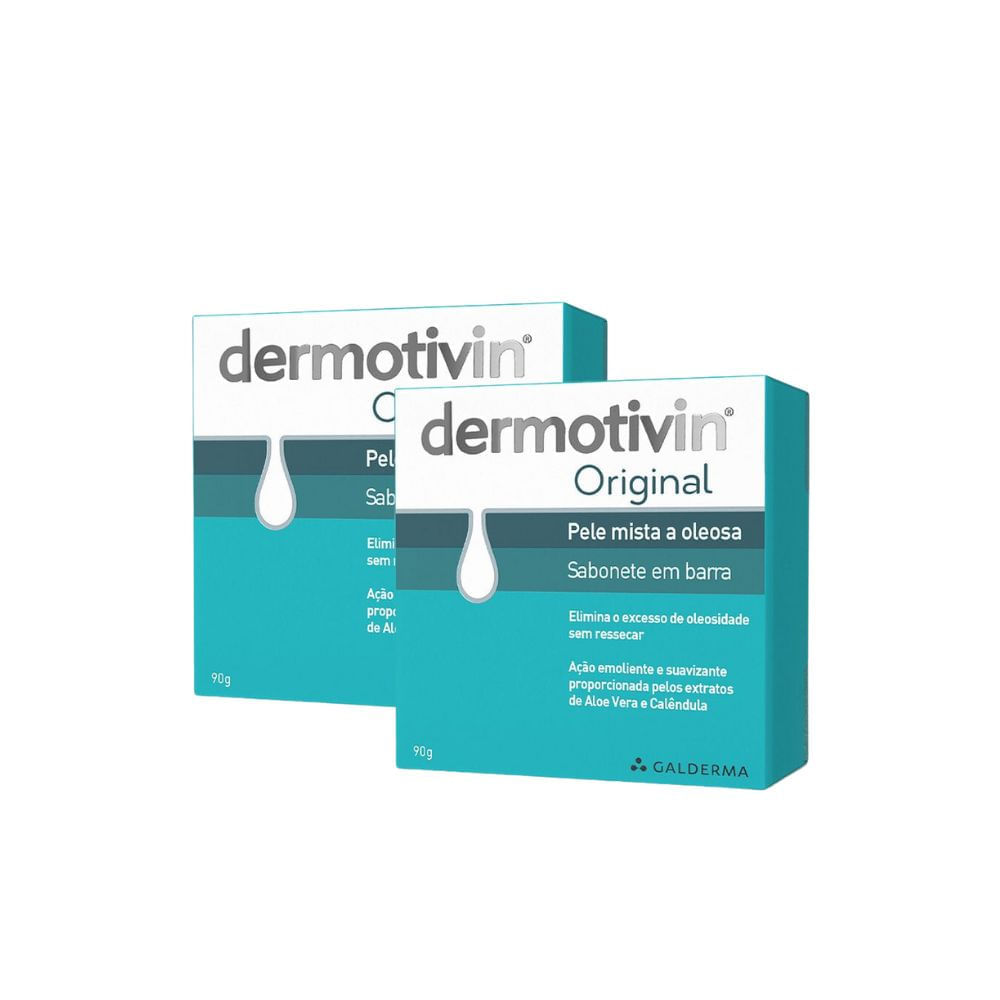Miniatura Kit 2 Dermotivin Foam Control Sabonete em Espuma para Pele muito Oleosa 130ml