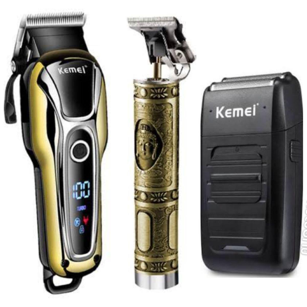 Miniatura Kit Maquinas Kemei Km 1990 Keme 1974A E Kemei Km 1102