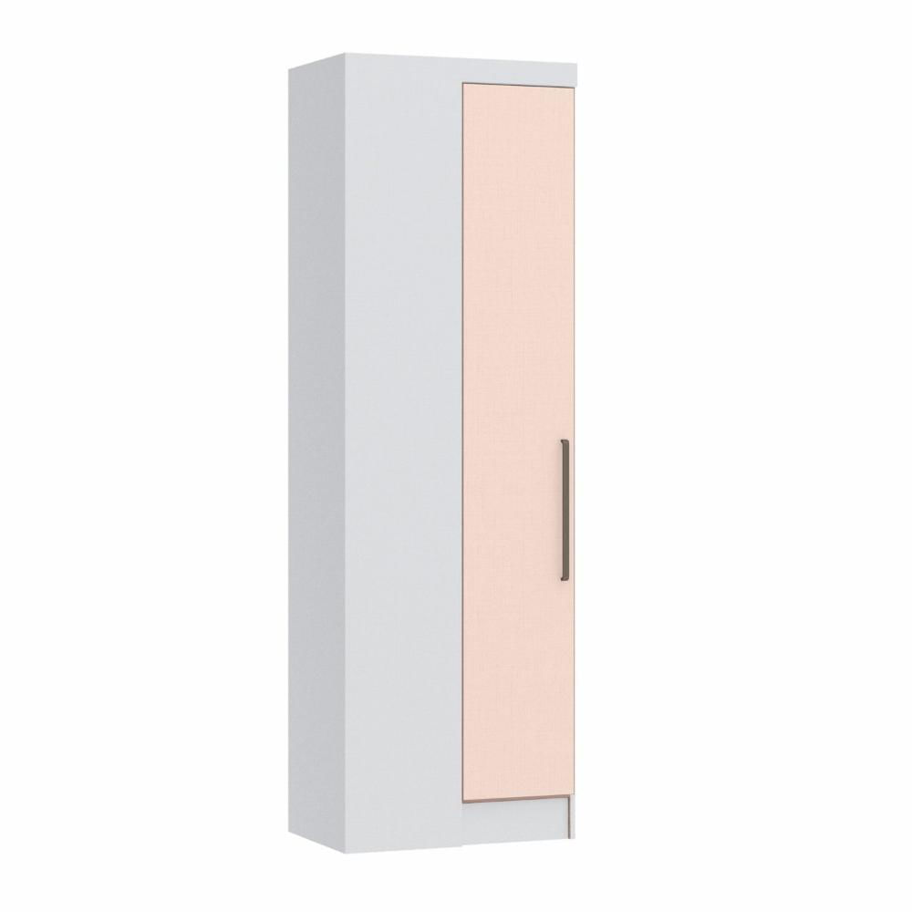 Miniatura Módulo de Canto Reto 1 Porta Infinity Móveis Castro Branco Line/Blush Line