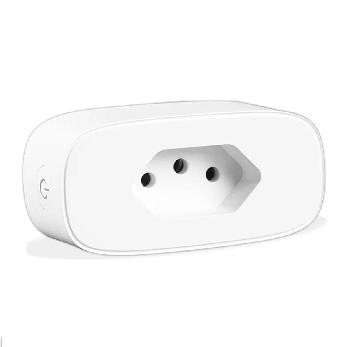 Miniatura Smart Plug Compatível Alexa Google Controle Luzes E