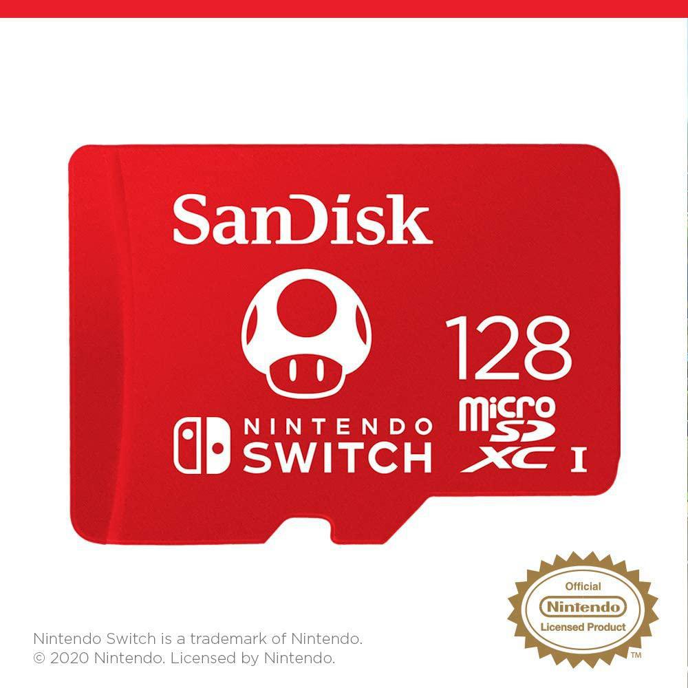 Miniatura Cartão Micro Sd Nintendo Switch, 128Gb, Sdsqxao-128G-Gnczn