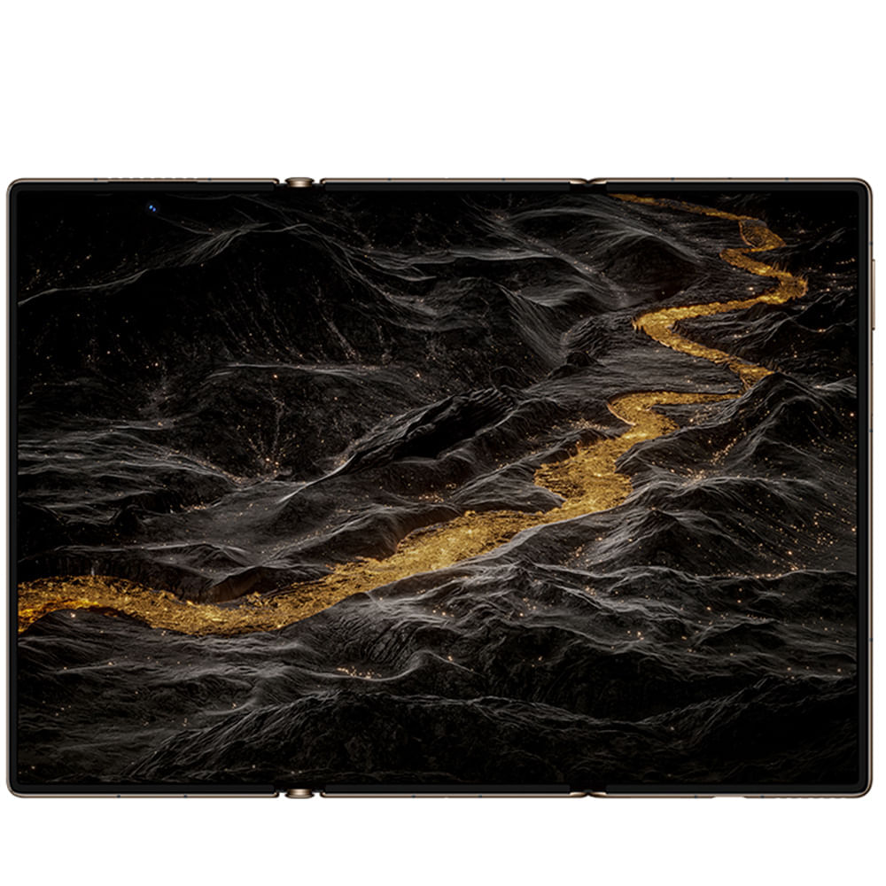 Miniatura Smartphone Huawei Mate XT Preto, com Tela Tripla, 4G, 16GB RAM, 1TB e Câmera 50MP + 12MP + 12MP Bivolt