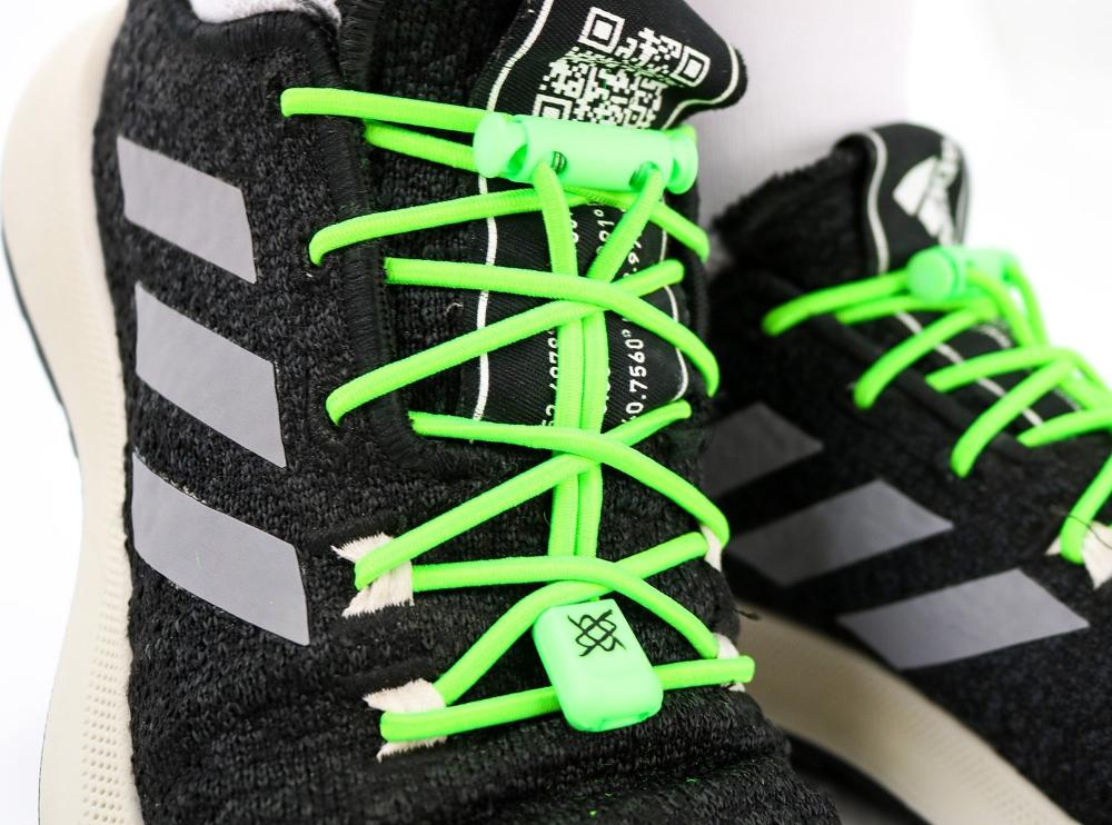 Kit com 2 Testeiras e 2 Cadarços Elásticos Azul e Verde AZUL/VERDE