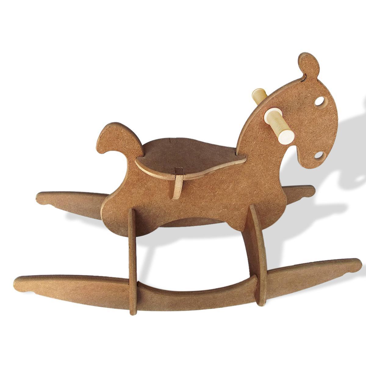Miniatura Brinquedo Infantil Criança Cavalinho De Balanço
