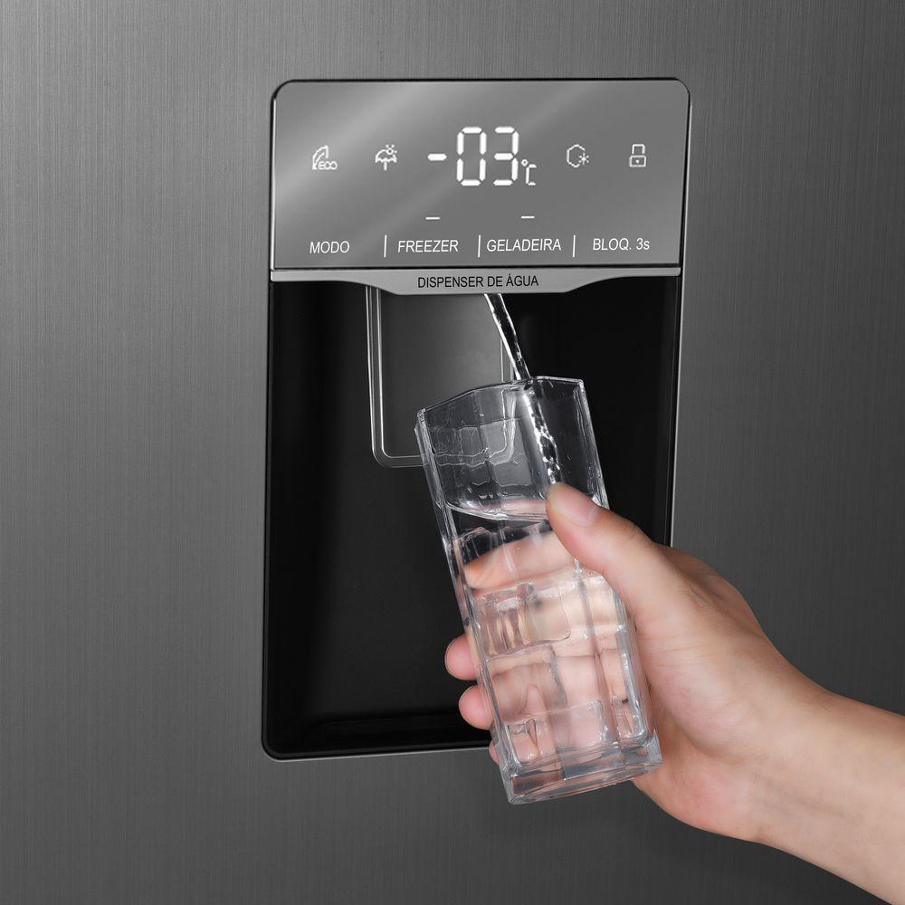 Miniatura Geladeira Philco Side By Side PRF535ID Eco Inverter 434L Inox 110V