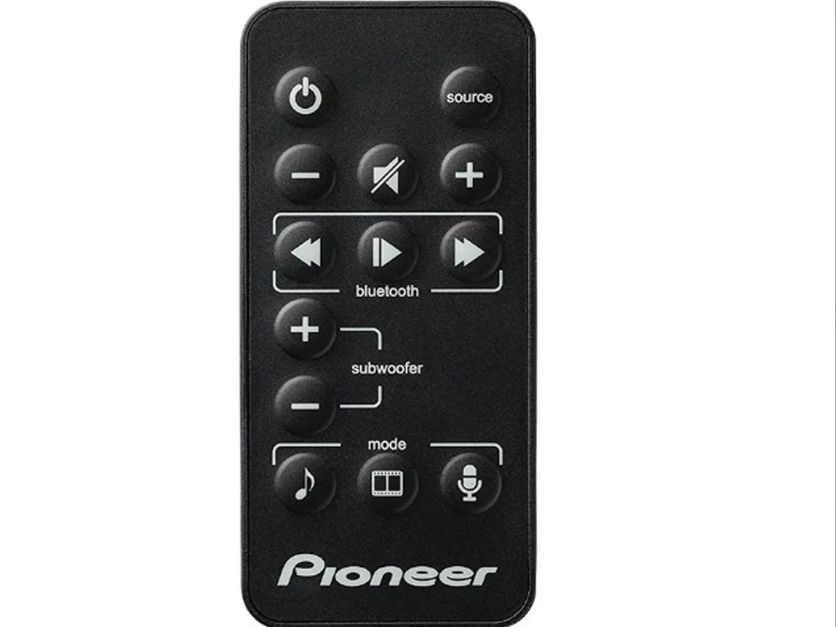 Miniatura Soundbar Pioneer SP-SB23W com Bluetooth e Subwoofer sem Fio
