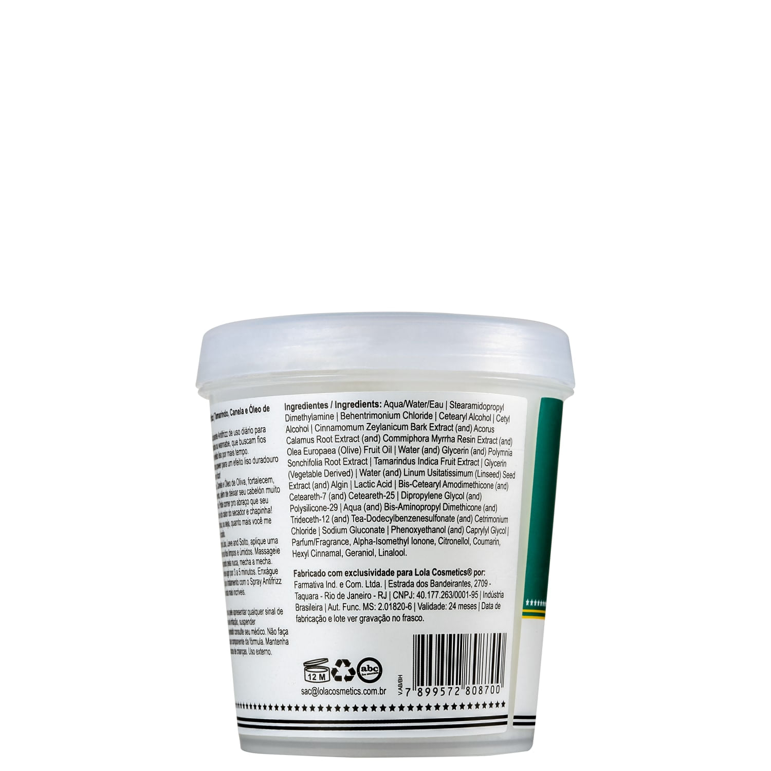 Miniatura Lola Cosmetics Liso, Leve And Solto - Máscara 230g Blz