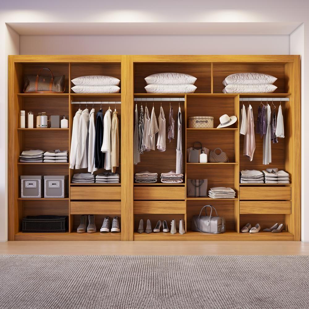 Closet Modulado 6 Gavetas Freijó Amoudi Móveis Freijó