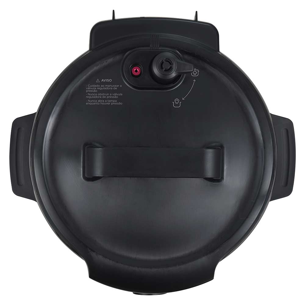 Miniatura Panela de Pressão Elétrica Midea 4 Litros Preto e Inox - PPM4 110
