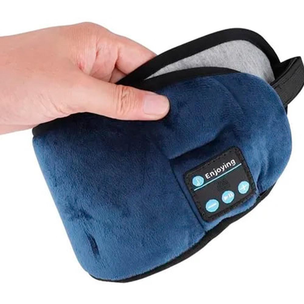 Miniatura Mascara Para Dormir Azul Bluetooth Tapa Olho Fone Ouvido