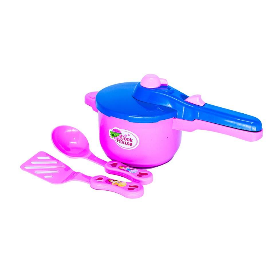Miniatura Kit Brinquedo Cozinha Menina Rosa Fogão Pote Panela Café 13P
