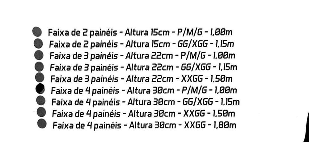 Miniatura Faixa Abdominal Elástica Pós-Cirúrgica 3 Painéis - PMG