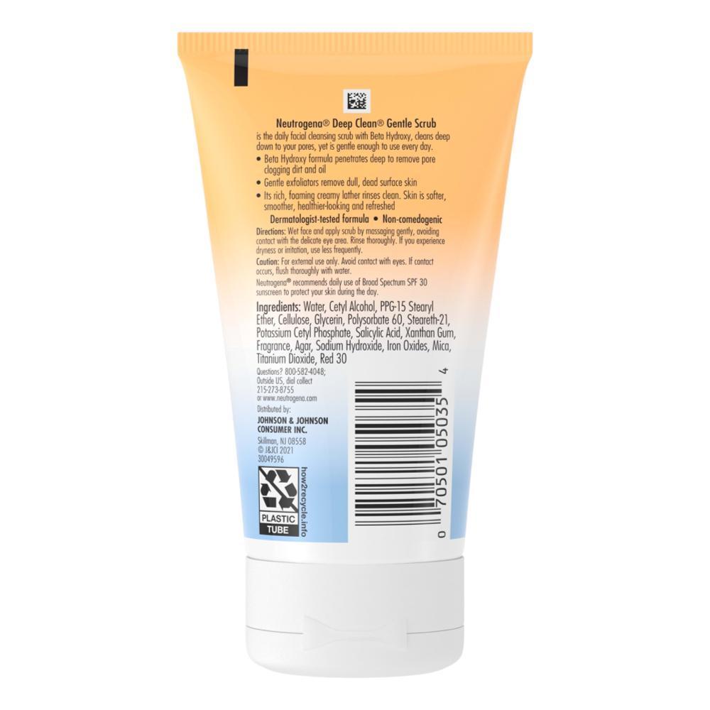 Miniatura Neutrogena Deep Clean Esfoliante Facial Diário Suave 124 Ml