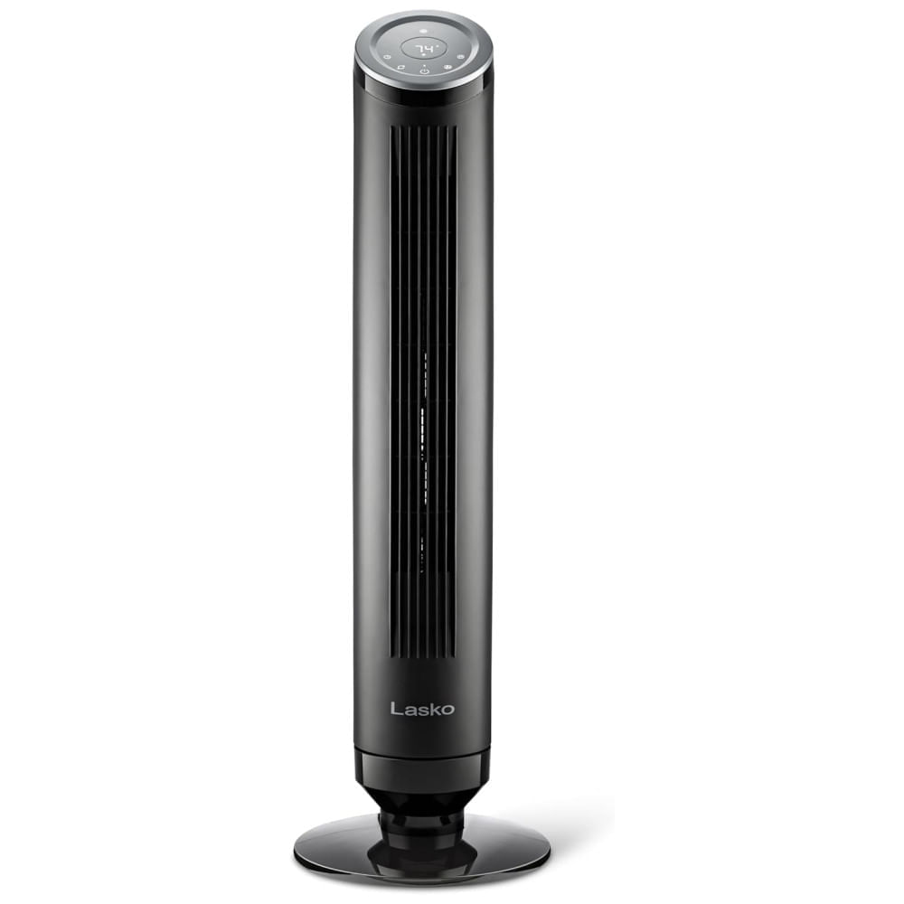 Miniatura Ventilador de Torre, Estilo Moderno com Controle Remoto, Distância Máxima do Ar 8 Metros, 4 Velocidades, Temporizador de 24H e Oscilação de 90°, 110V 110v