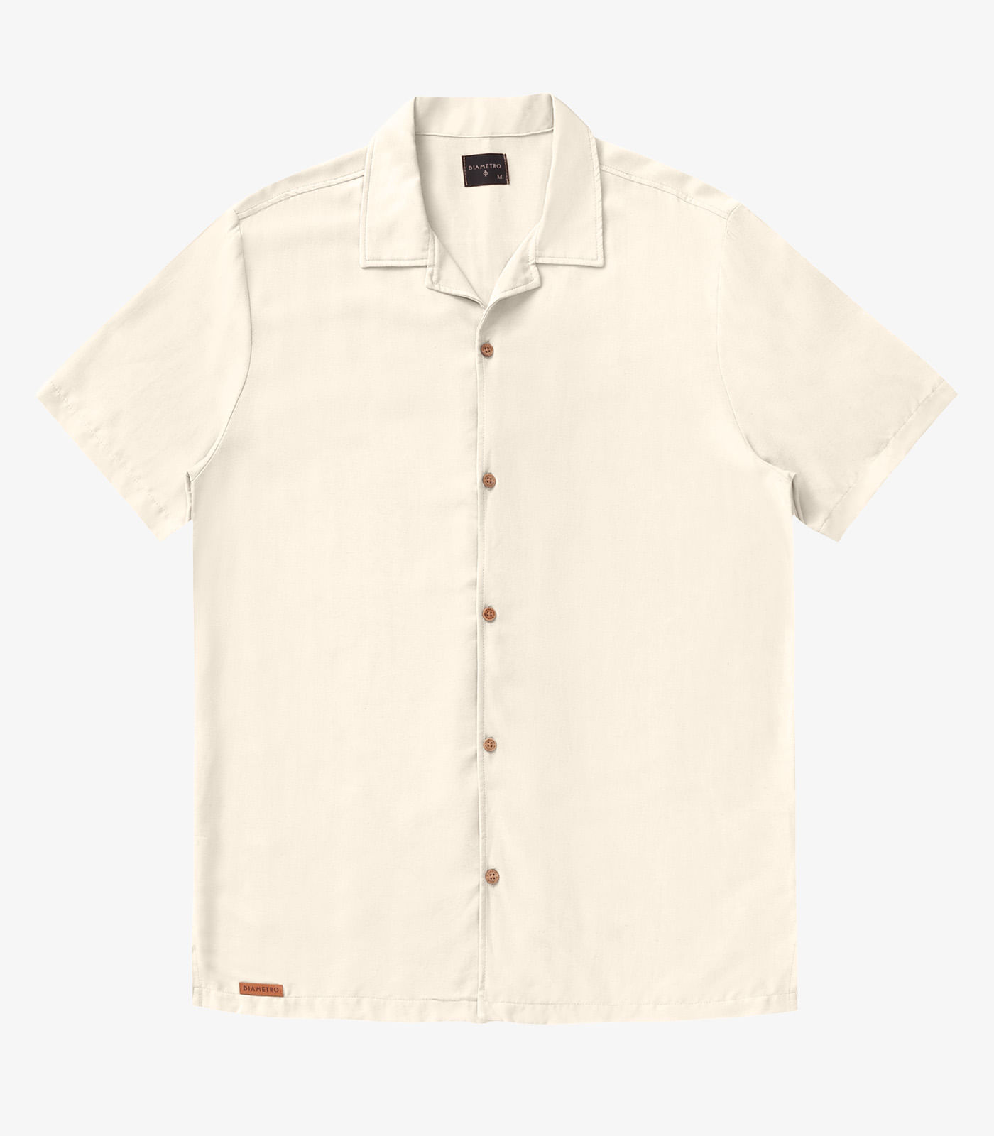 Miniatura Camisa Masculina Viscolinho Diametro Bege G
