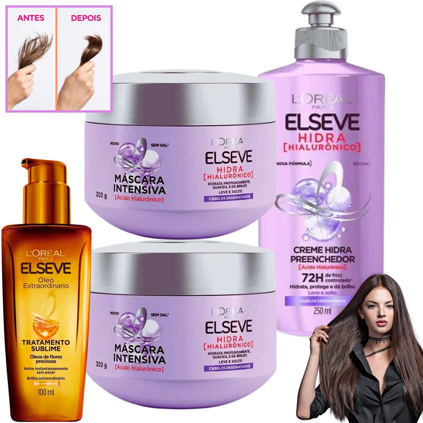 Miniatura Kit Elseve Hidra Mascara Tratamento Extraordinario