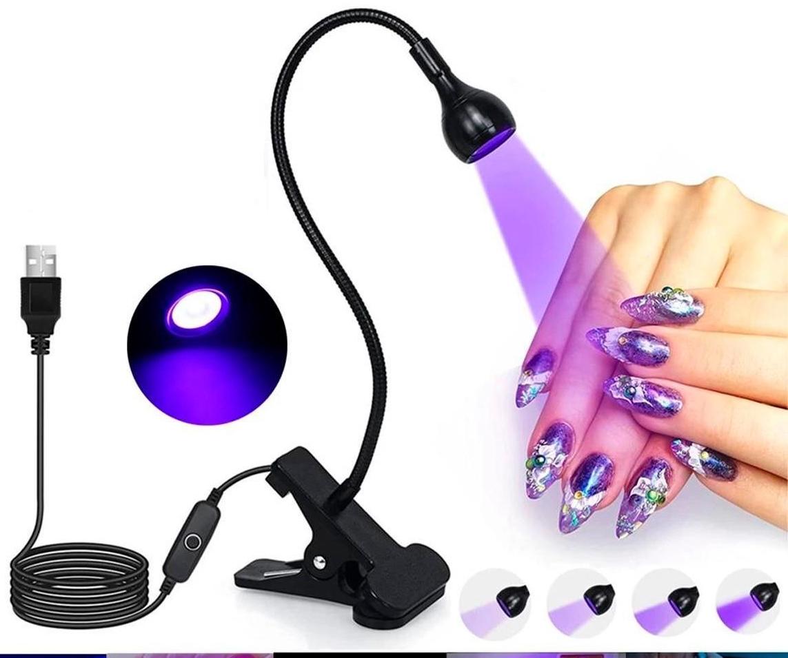 Miniatura Cabine Uv Led Secagem Ultravioleta Para Unha Gel Usb