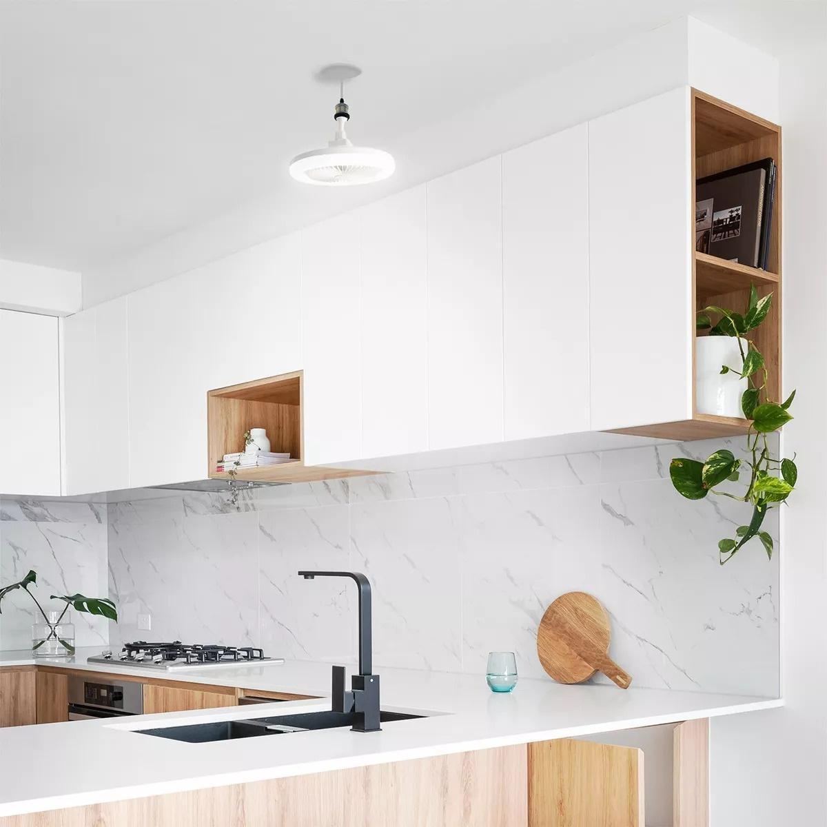 Ventilador Teto Design Contemporâneo: Luminária Led