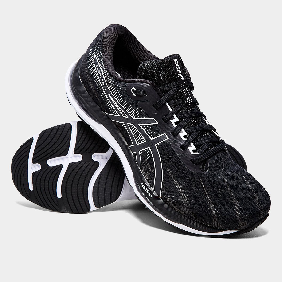 Miniatura Tênis Asics Gel-Hypersonic 5 Masculino Preto+Branco - 41
