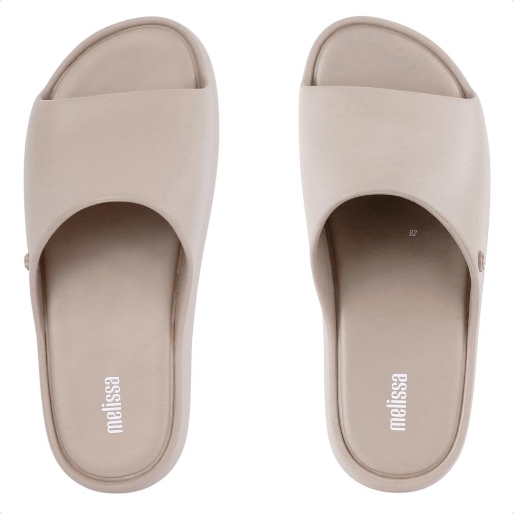 Miniatura Chinelo Slide Melissa Free Plataforma Feminina Bege - 33/34