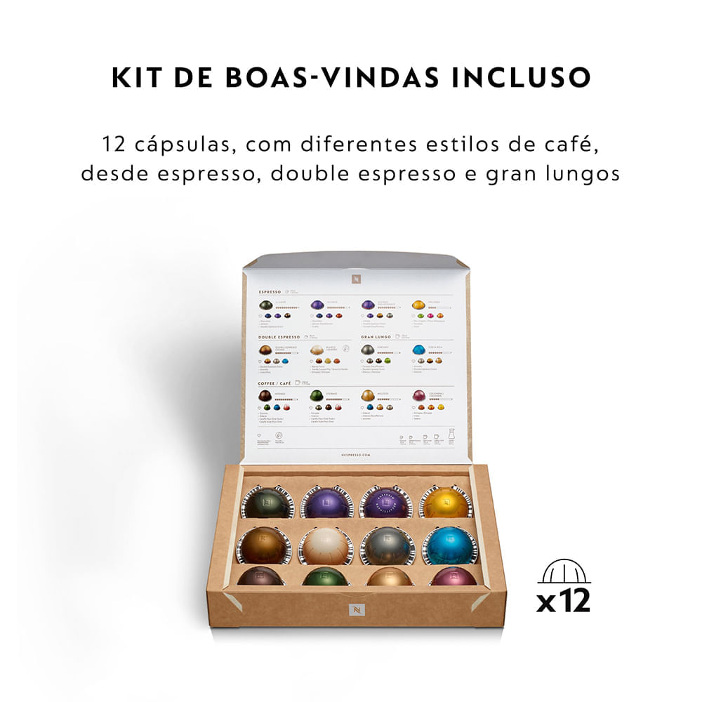 Cafeteira Nespresso Vertuo Pop Lilás para Café Espresso - GDV2BR 110