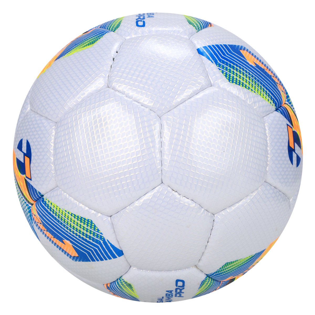 Miniatura Bola Futebol Futsal Topper Samba Pro Verde+laranja