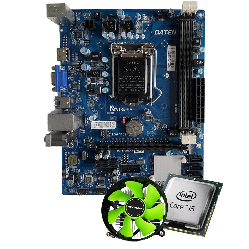 Miniatura Kit Upgrade Placa Mãe H110 Intel Core I5-7500 E Cooler