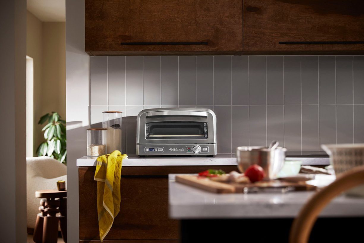 Miniatura Forno de Pizza em Aço Escovado 17L 127V Cuisinart