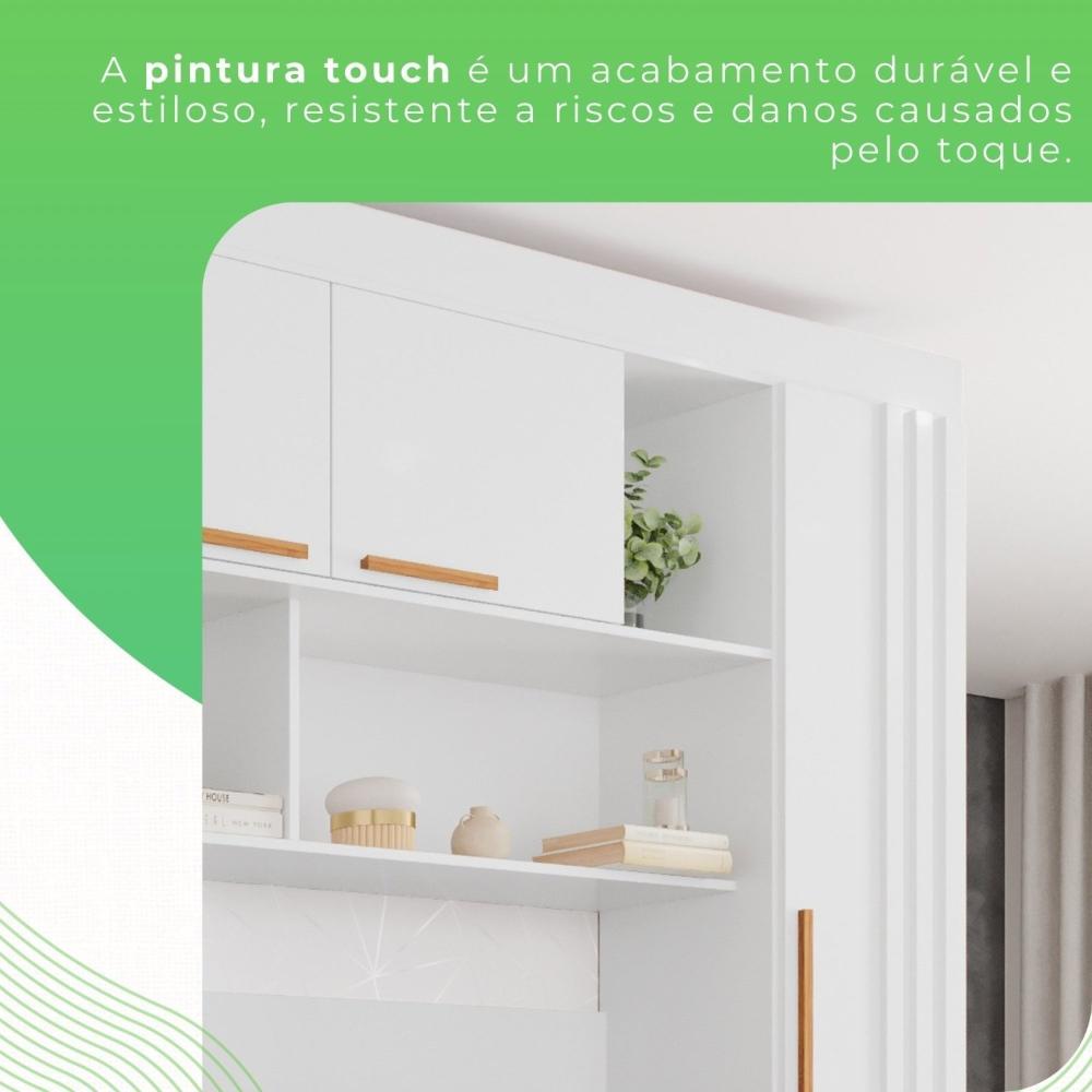 Guarda-roupa Modulado 4 Portas Apolo Branco