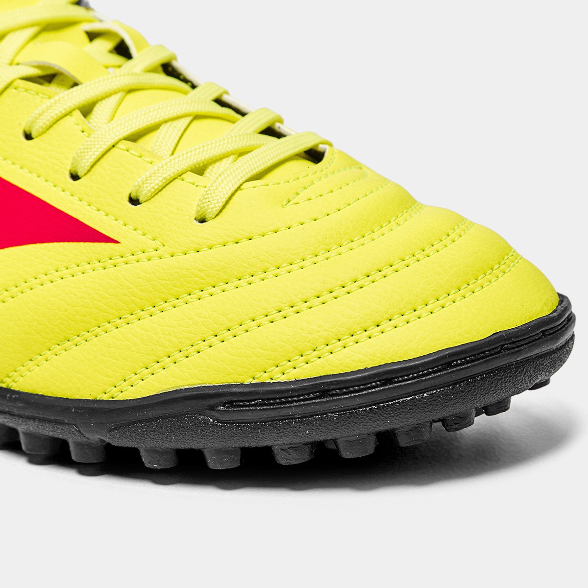 Chuteira Society Mizuno Morelia Club Unissex Amarelo+Vermelho - 38