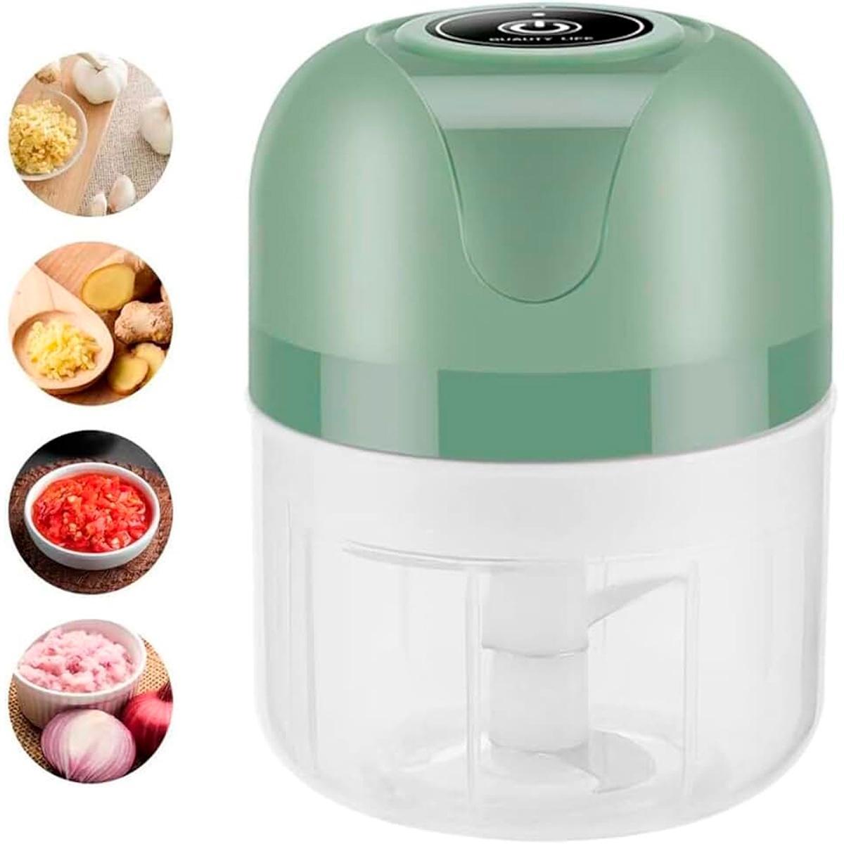Mini Processador Usb Para Alho E Cebola Cozinha Sem Lágrimas