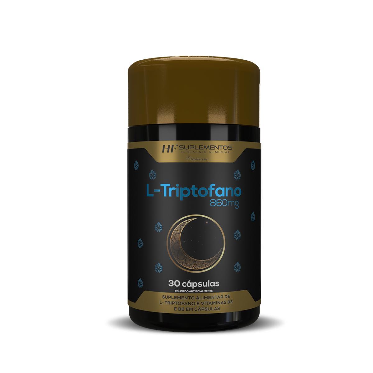 Miniatura L-Triptofano Com Maracuja 860Mg 30Caps Hf Suplementos
