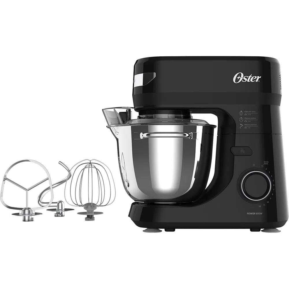 Miniatura Batedeira Planetária Oster Bowl Inox III 850W OBAT641 220V