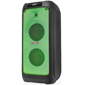 Miniatura Caixa de Som Amplificada TRC X1500 com Bluetooth, Rádio FM, Função Karaokê e Iluminação de LED – 1500W