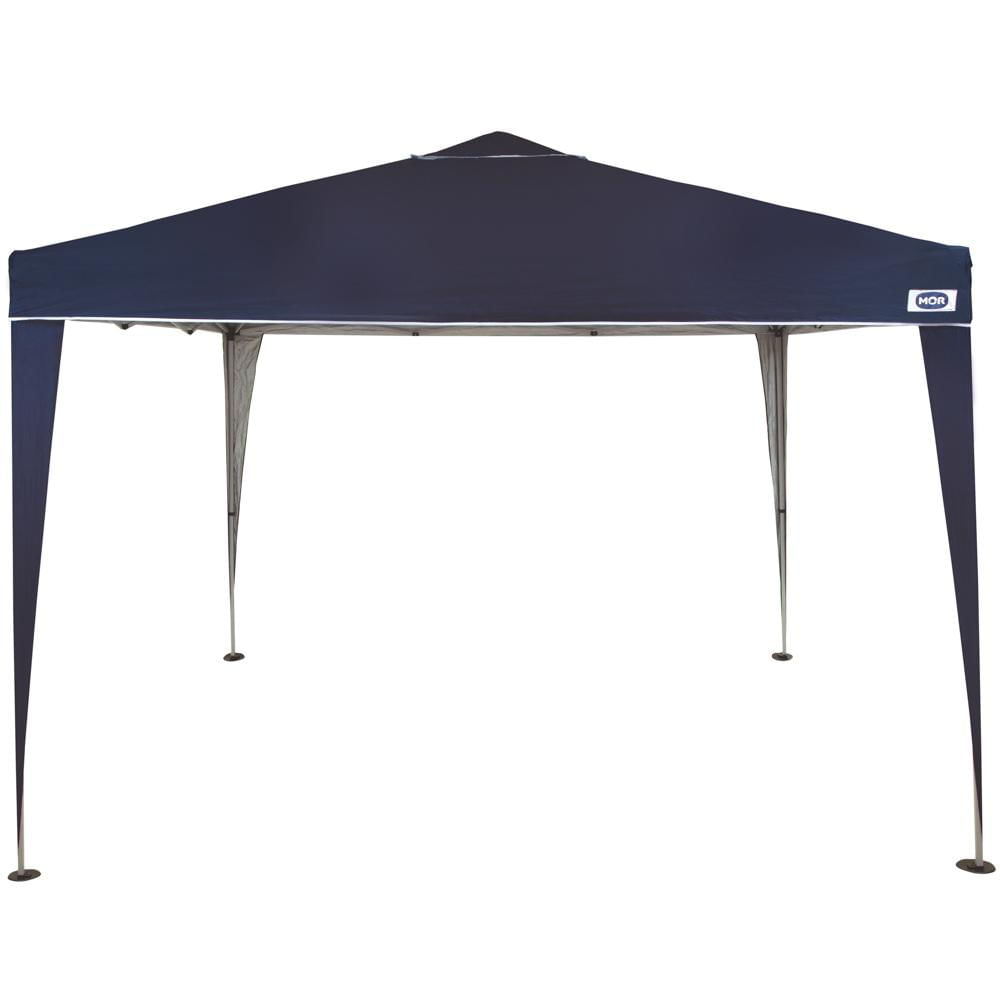 Tenda Gazebo Praia Dobrável Preta Sanfonada 3 x 3 M Mor