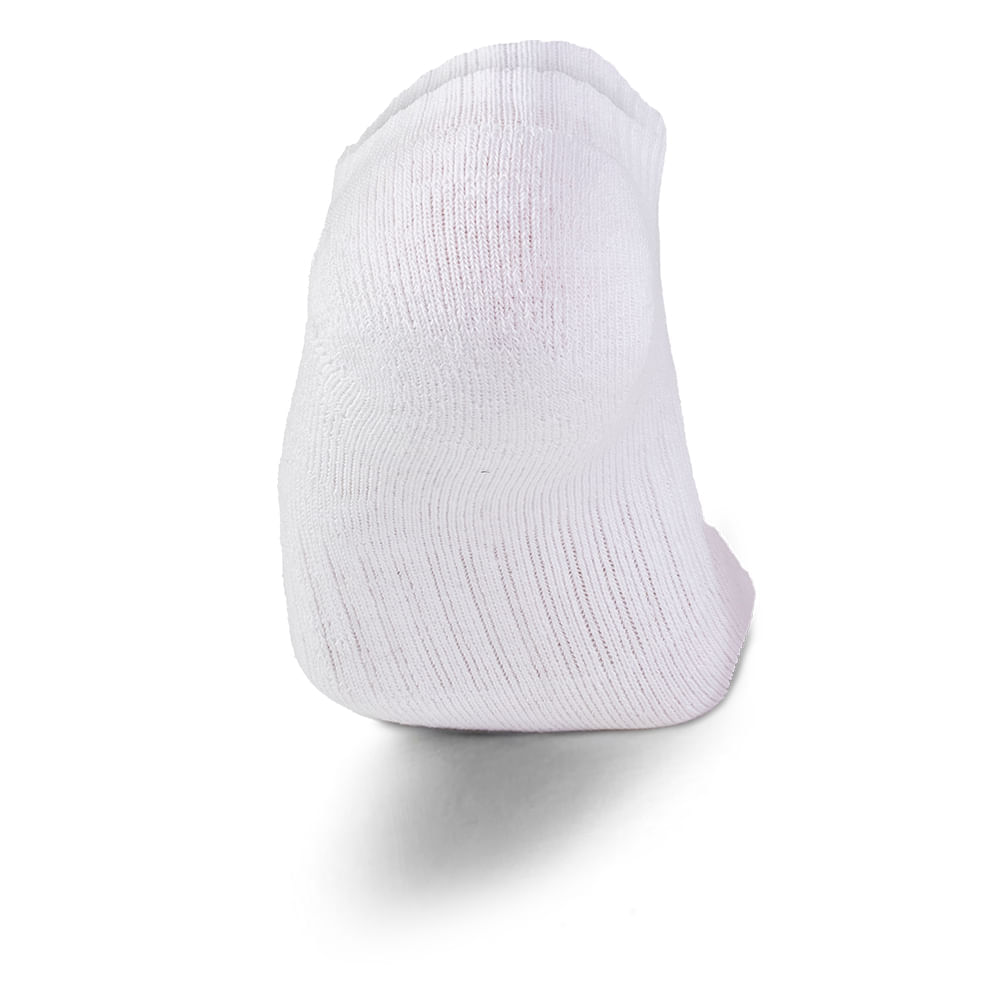 Miniatura Kit 6 Pares de meias invisível Under Armour Core Cotton Multicolor - G