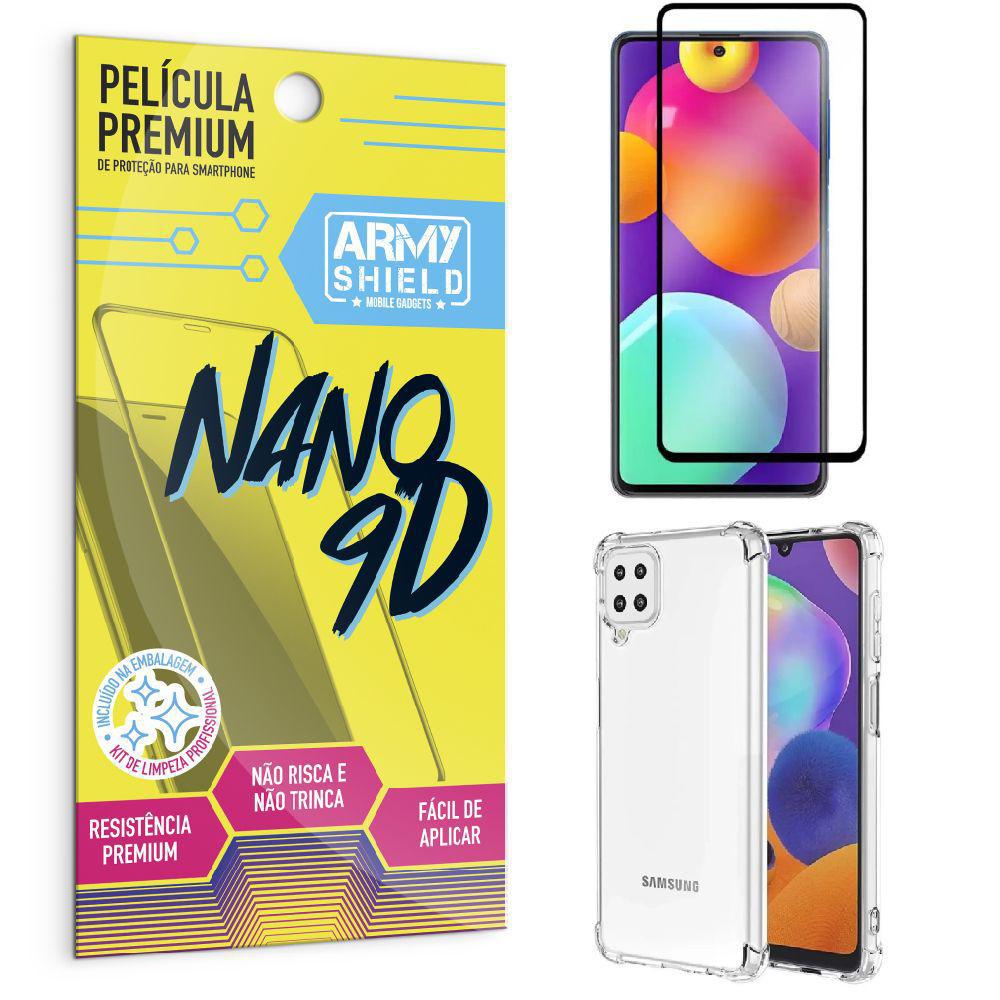 Miniatura Kit Samsung M62 Película Premium Nano 9D+Capa Anti Impacto