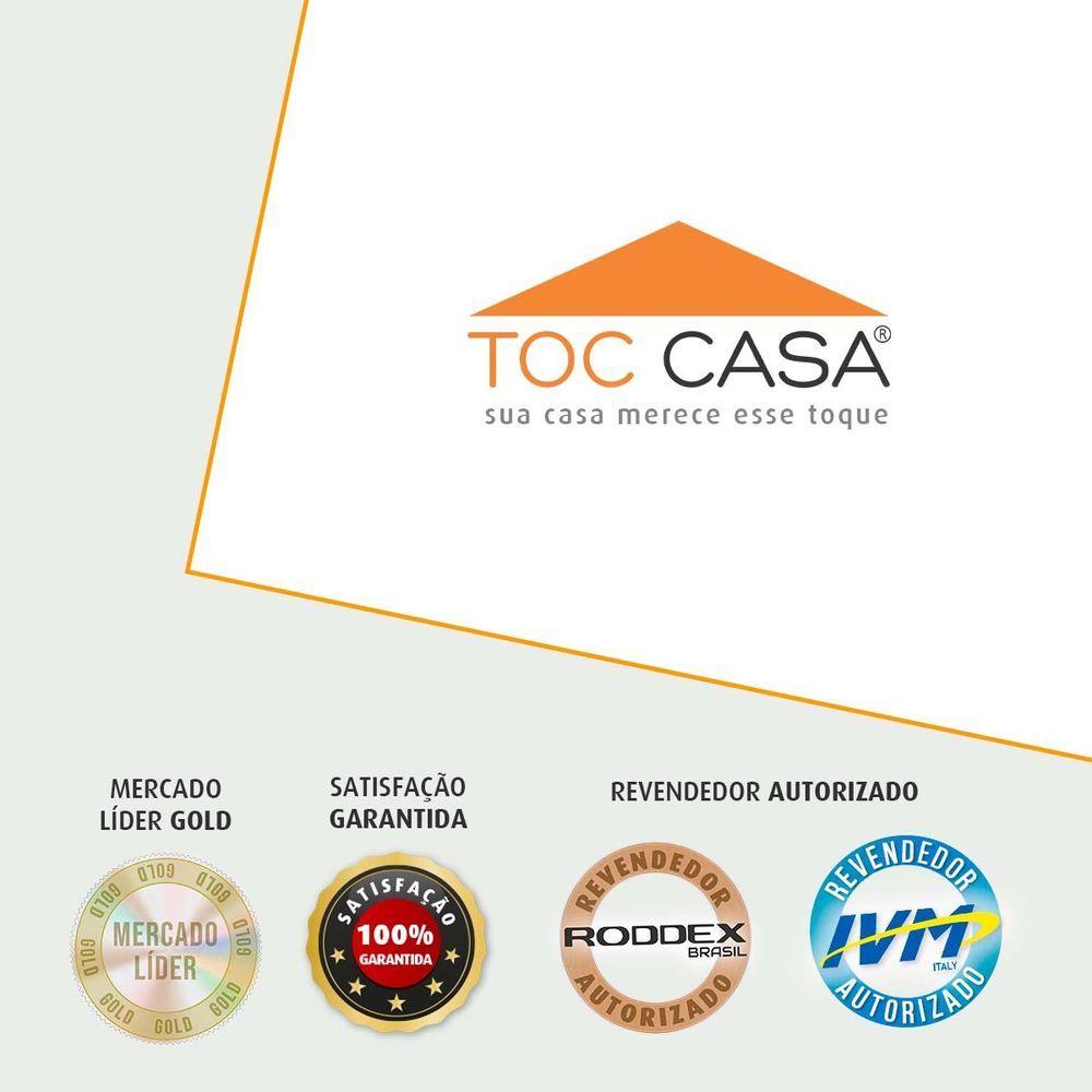 Miniatura Mesas Laterais Roma Dourado Com Vidro 60-50 Industrial - Preto