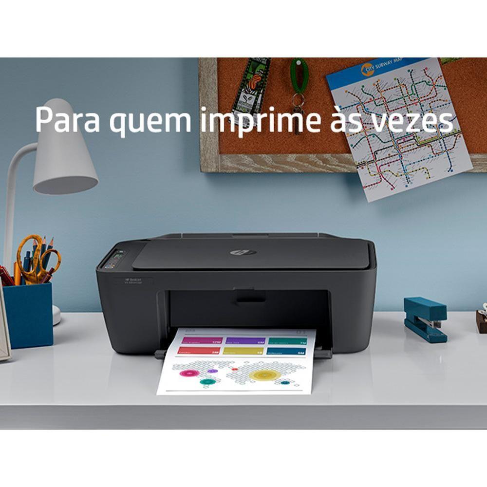 Miniatura Impressora Multifuncional Hp Deskjet 2774 Bivolt