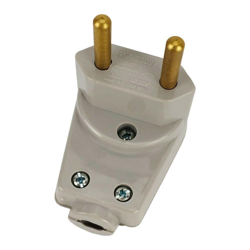 Miniatura Plug Pino Macho 20a 2 Pinos