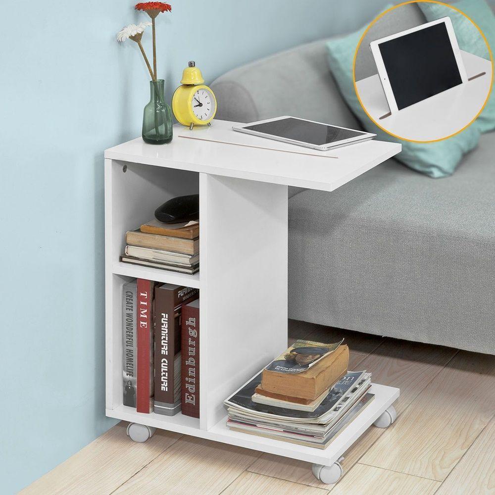 Miniatura Suporte Lateral Com Rodízios Laerte 100% Mdf