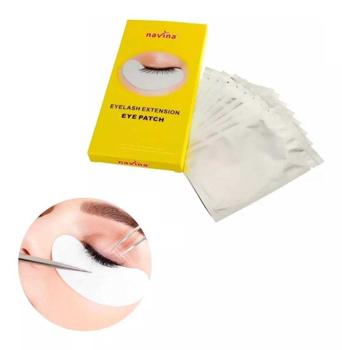 Miniatura Protetor Pálpebra Gel Along. Cílios Patch - 10 Pares