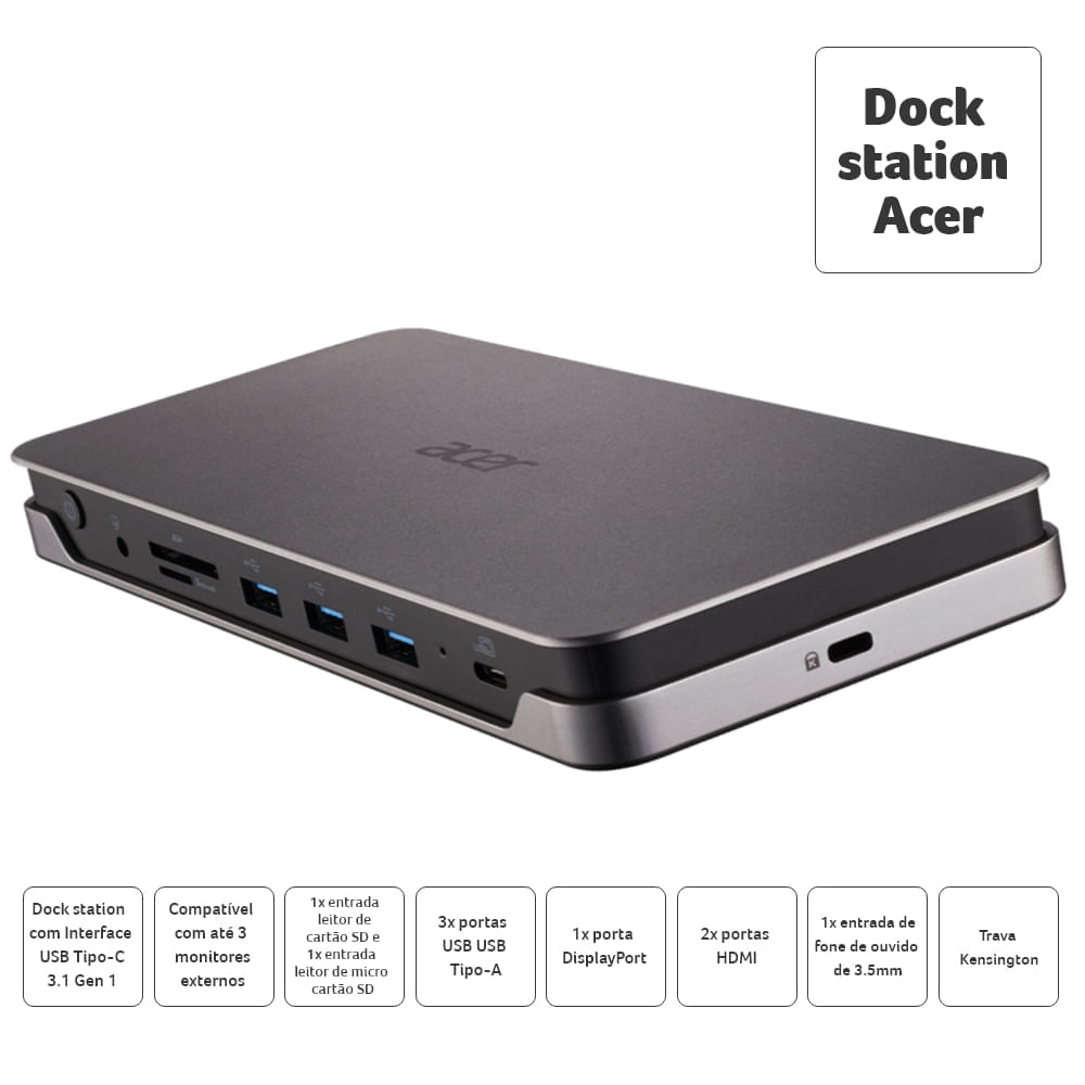 Miniatura Acer USB Type-C Dockstation