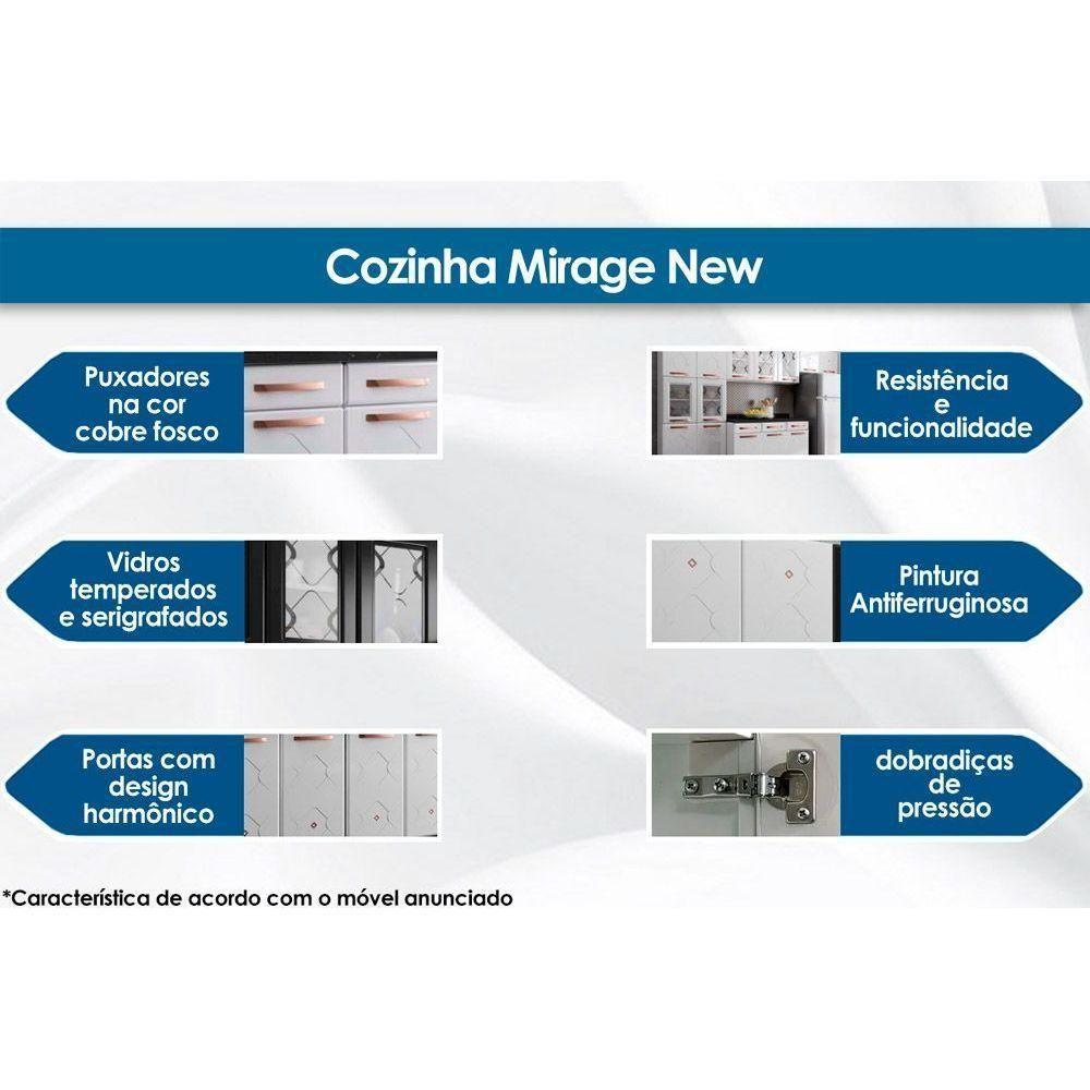 Miniatura Módulo Cozinha Telasul Mirage New Armário C- 2 Portas Branco